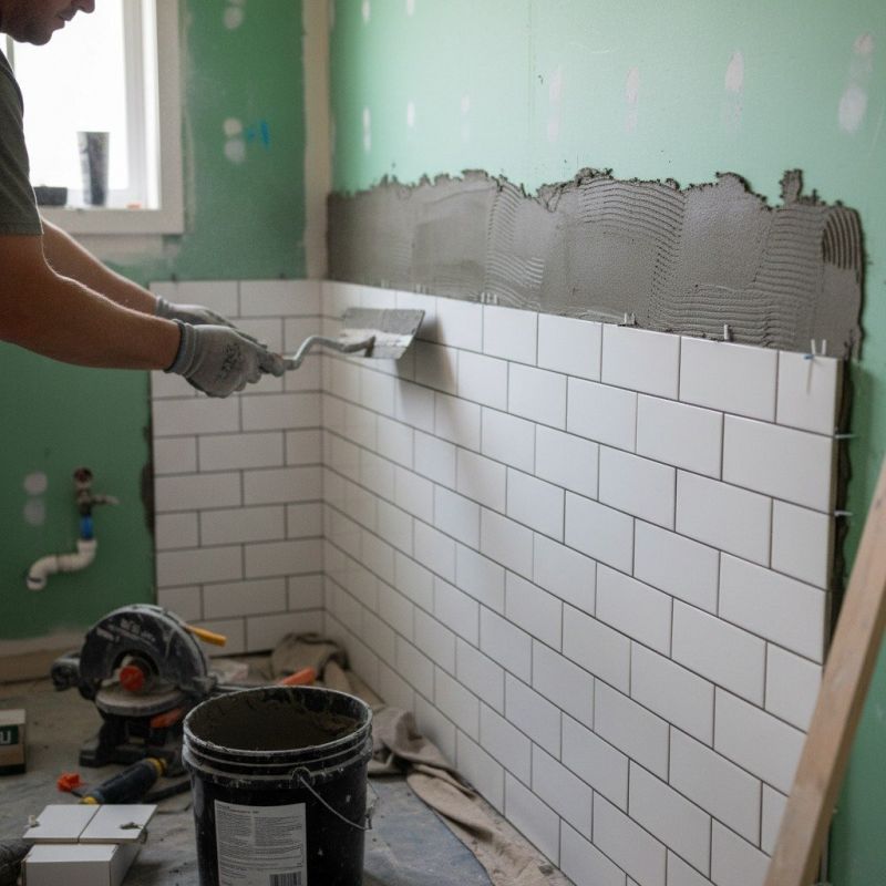 Bathroom Wall Installation