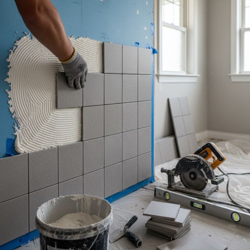 Bathroom Wall Installation
